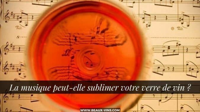 Can music sublimate your glass of wine