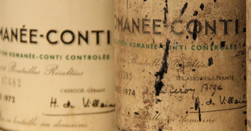 counterfeit auction wine romanee conti 1978