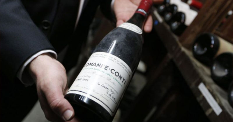 counterfeit auction wine romanee conti