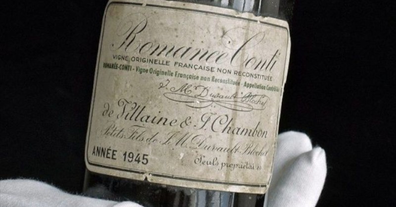 wine blog Fine wines oenology tasting wine most expensive in the world romanee conti 1945