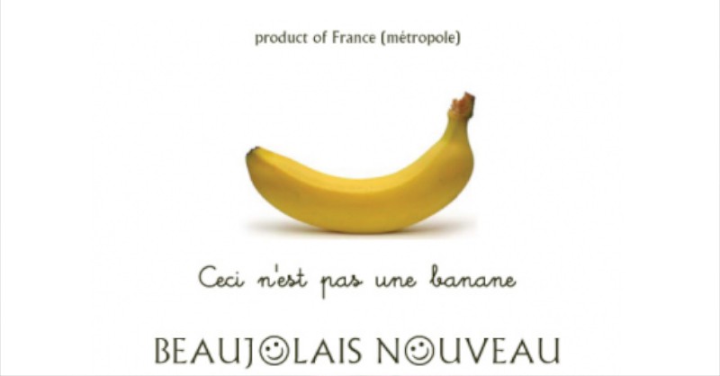 Beaujolais New taste of banana wine Fine wines