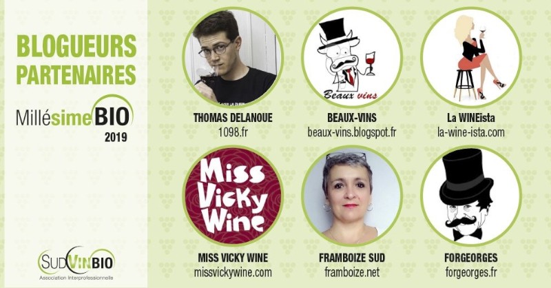 Organic vintage 2019 vin SudVinBio blogueur officiel Beaux-Vins 1098.fr la WINEista Miss Vicky Wine Framboize Sud ForGeorges