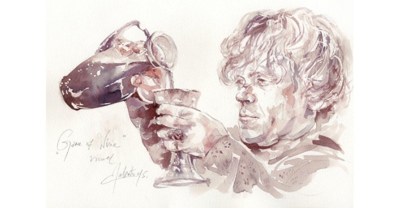 Blog Beaux-Vins dégustation oenologie vin peindre peinture Sanja Jankovic Game of Thrones Tyrion