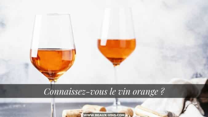 quest ce que le vin orange