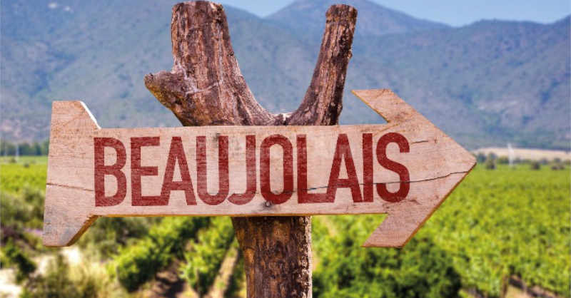 Beaujolais fleche direction